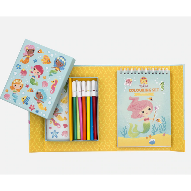 Tiger Tribe Tiger Tribe Colouring Set - Mermaids