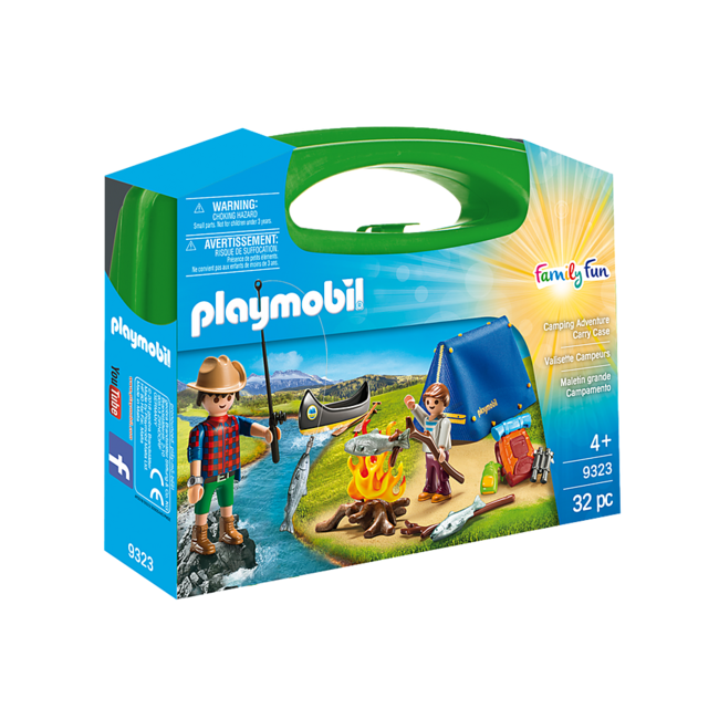 Playmobil Family Fun 9323 Camping Adventure Carry Case