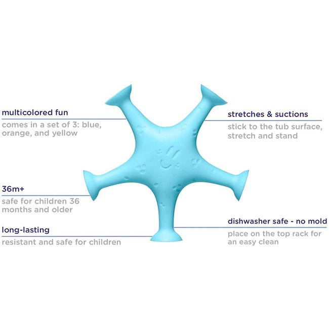 Ubbi Starfish Bath Toys
