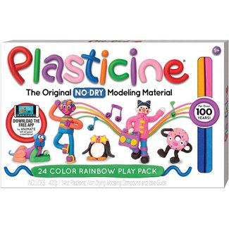 Plasticine 24 Colour Rainbow 01252