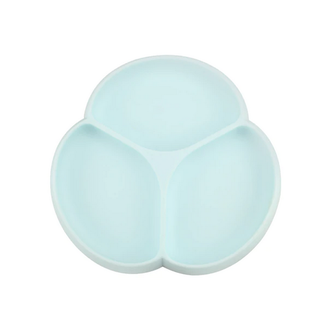 Glitter & Spice Silicone Suction Plate - Seafoam