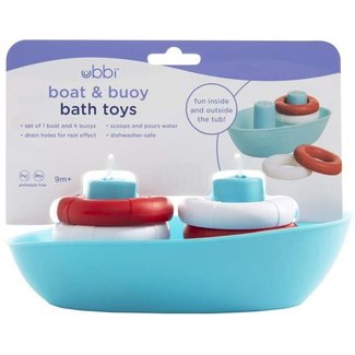 HABA Bath Boat Frog Ahoy with Removable Froggie Finger Puppet