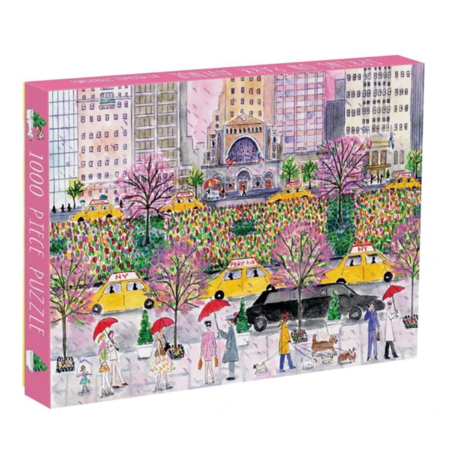 Galison 1000pc Michael Storrings Spring on Park Ave  Puzzle