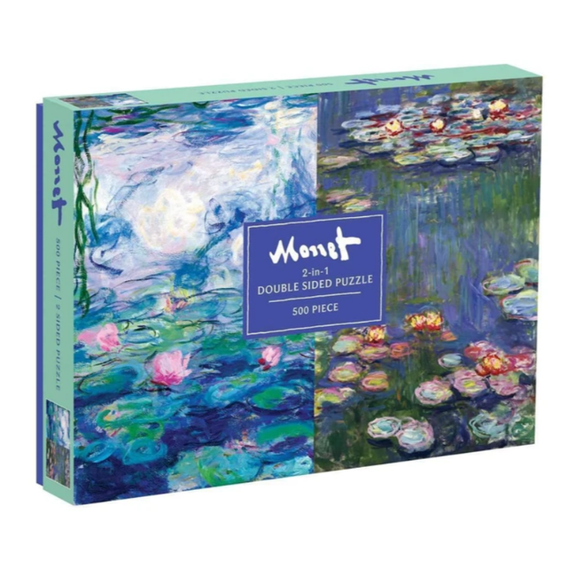 Galison  500pc   Double Sided Monet Puzzle