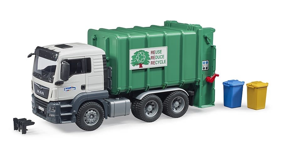 Clover Baby & Kids Garbage Recycling Trucks Two Piece Set