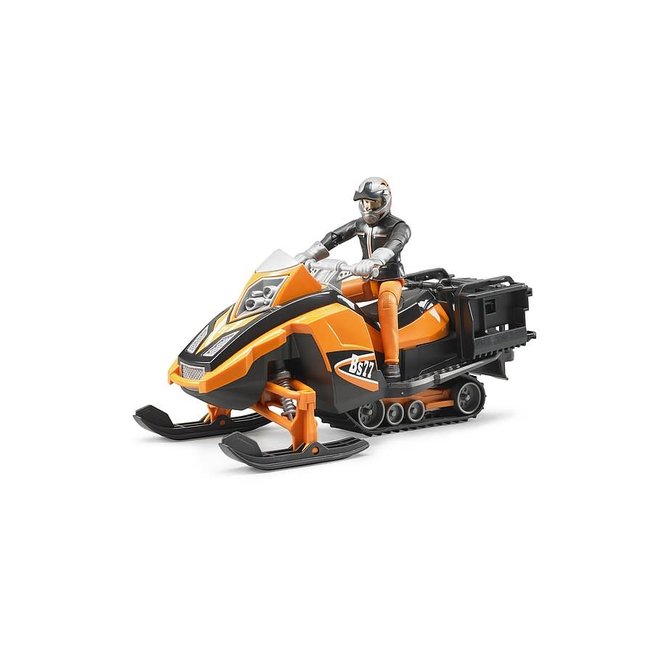 Bruder Bruder- Snowmobile with driver and accessories