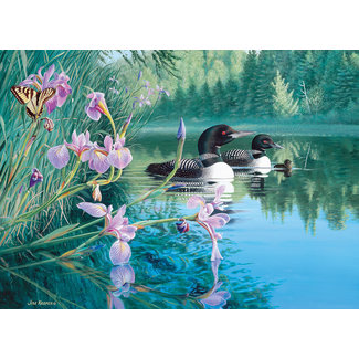 Cobble Hill 500pc Iris Cove Loons Puzzle 85069