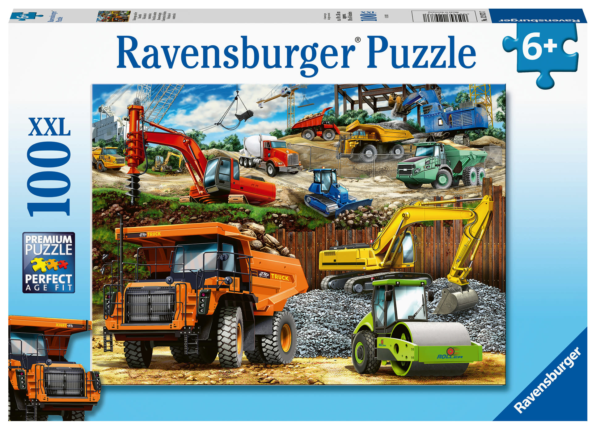 Ravensburger Ravensburger 12973 Construction Vehicles 100 pc 