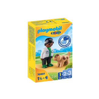 Playmobil 123 - 70407 Vet with Dog