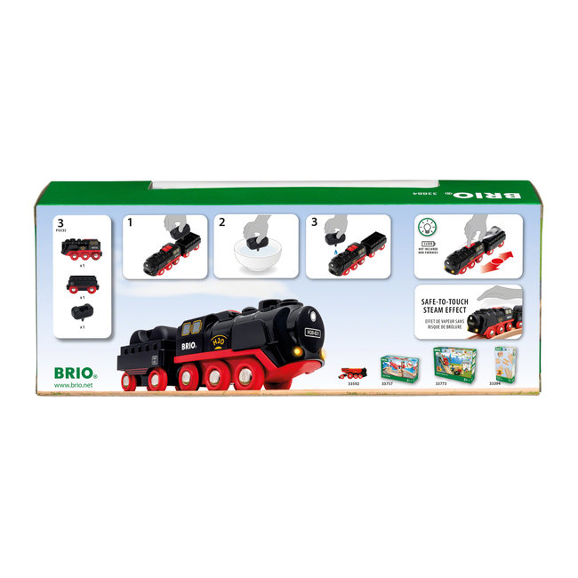Ravensburger Brio World - Battery Operated Steaming Train  33884