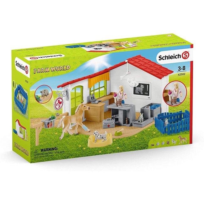 Schleich Farm World Veterinary Practice w Pets 42502