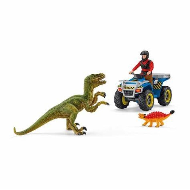 Schleich Quad Escape from Velociraptor 41466