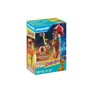 Playmobil Scooby-Doo! Collectible Firefighter Figure 70712