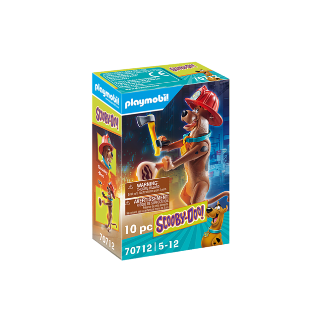 Playmobil Scooby-Doo! Collectible Firefighter Figure 70712