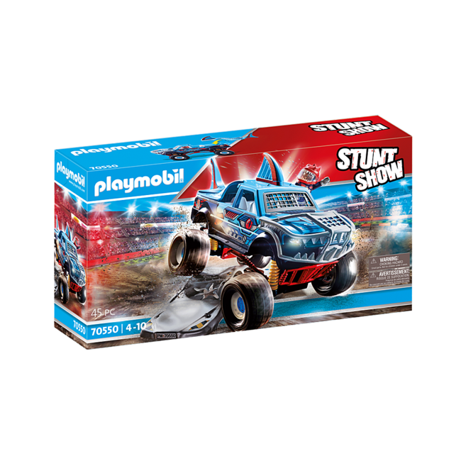 Playmobil Stunt Show 70550 Shark Monster Truck