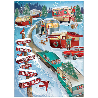 Cobble Hill Puzzle 1000pc Christmas Campers 40219