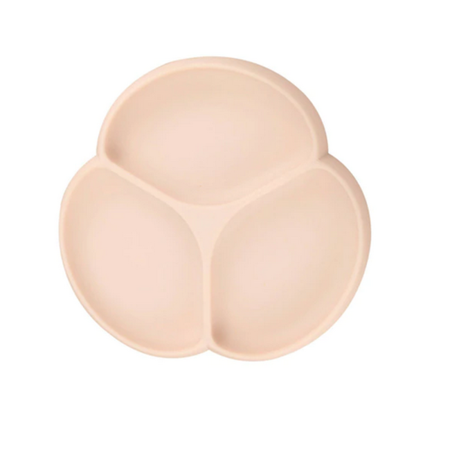 Glitter & Spice Silicone Suction Plate - Blush