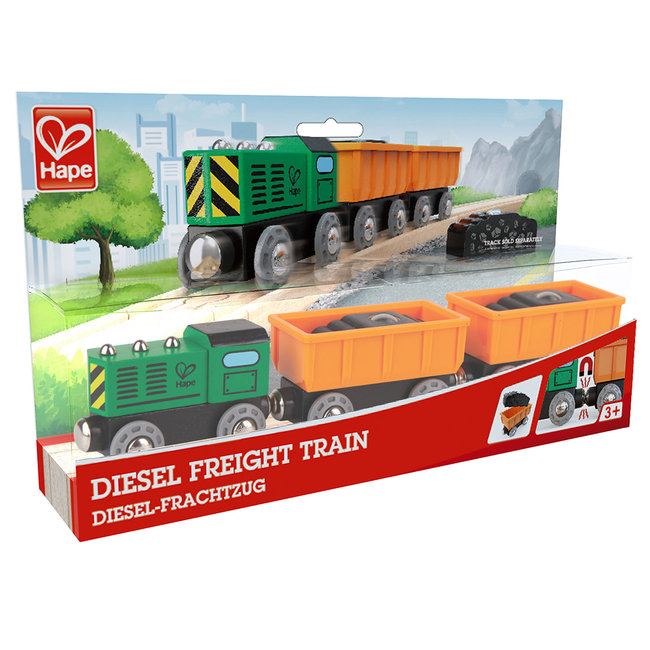 Hape Hape Rail - Diesel Freight Train E3718