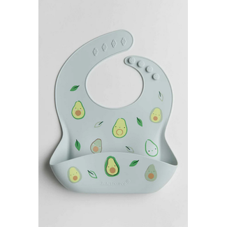 Loulou Lollipop LouLou Lollipop Silicone Bib Avocado