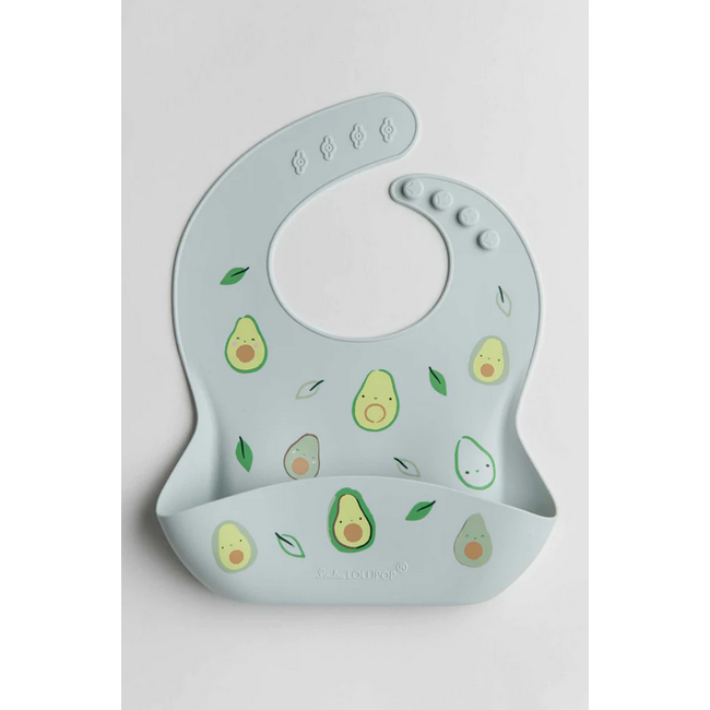 Loulou Lollipop LouLou Lollipop Silicone Bib Avocado
