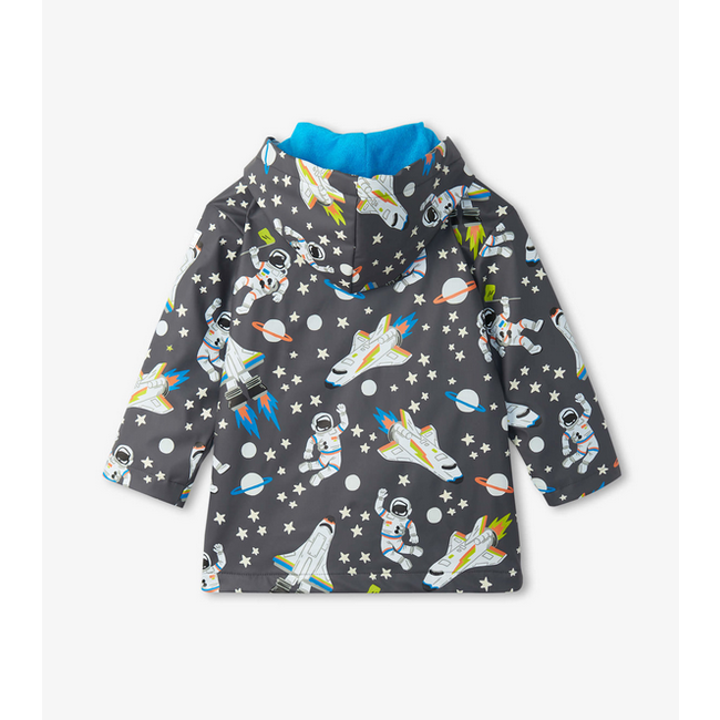 Hatley Outer Space Colour Change Raincoat Kaos Kids
