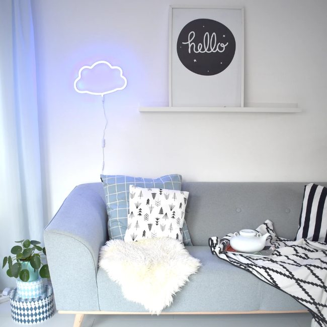 LLC Neon Style Light Cloud - Blue