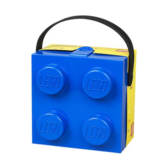 Storage Brick - Lunch Box w/ Handle Blue 4024