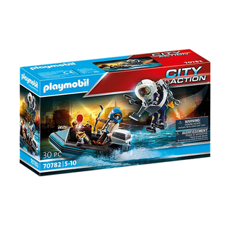 Playmobil City Action - Police Jet Pack with Boat 70782