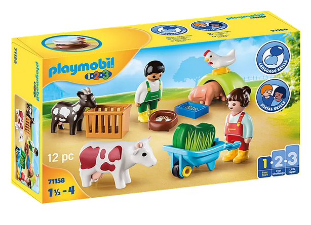 Playmobil 123 Fun on the Farm 71158 - Kaos Kids
