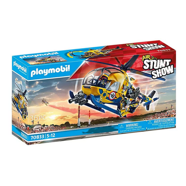 Playmobil Stunt Show 70833 Helicopter with Film Crew
