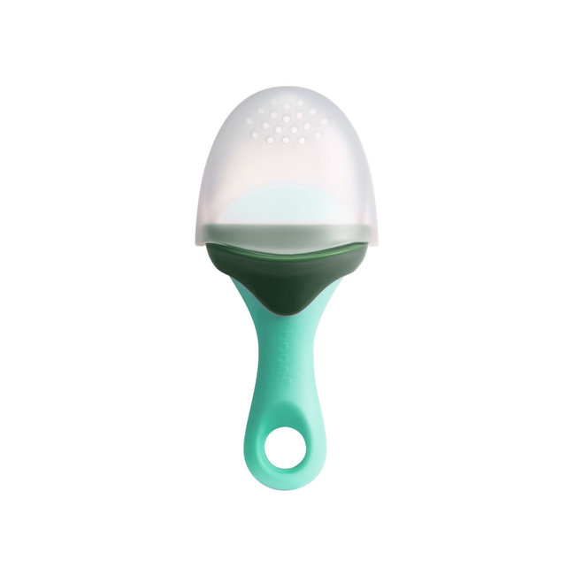 Boon Pulp Silicone Feeder Mint & Dark Green