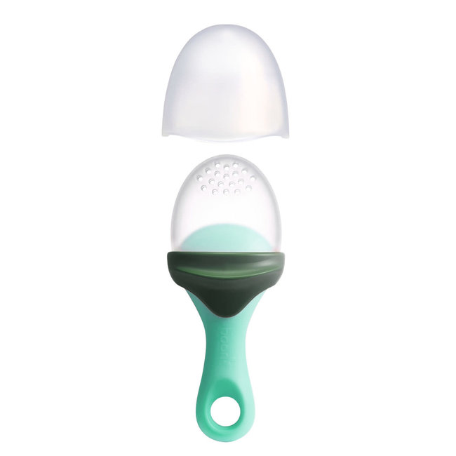 Boon Pulp Silicone Feeder Mint & Dark Green