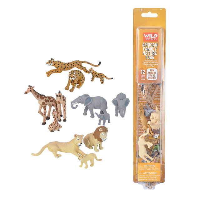 Wild Republic WR Nature Tube - African Family 21668