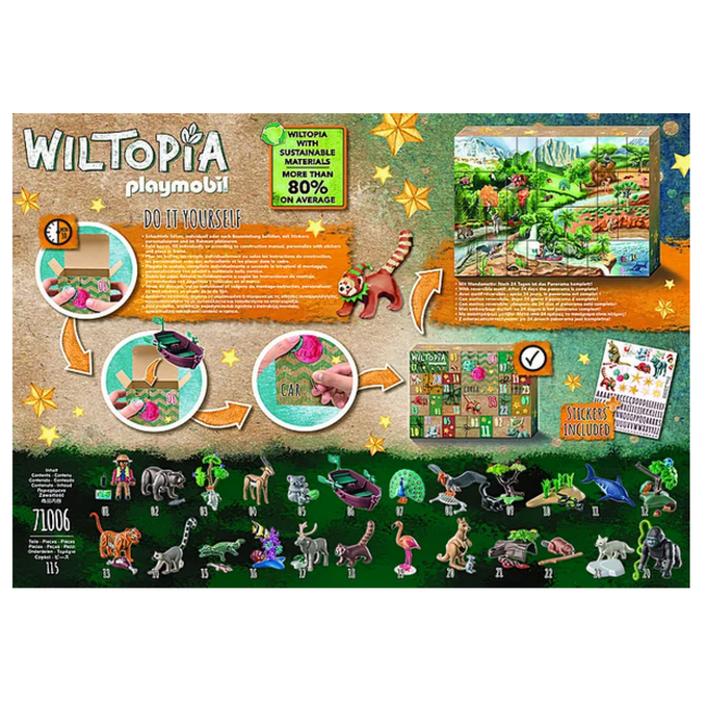 Playmobil Advent Calendar - Wiltopia 71006  DIY