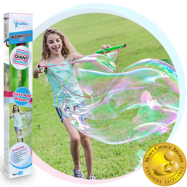 WOWmazing Giant Bubble Wand & Concentrate Kit