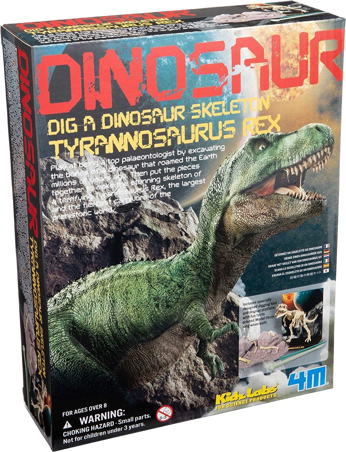 4M Dino Skeleton Excavation Dig Kit - T-REX P3221 - Kaos Kids