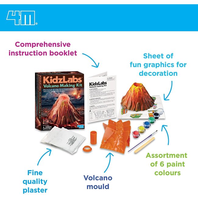 Kidzlab 4M - Volcano Making Kit P3230B