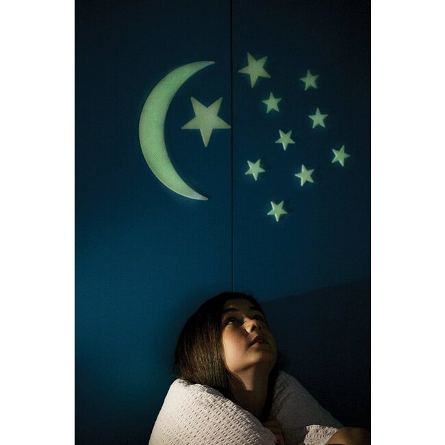 4M Glow in the Dark Moon & Stars P5215B