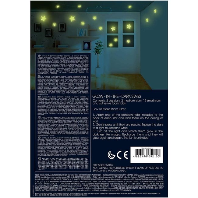 4M Glow in the Dark Stars P5210B
