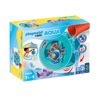 Playmobil 123 Aqua 70636  Water Wheel W/ Baby Shark