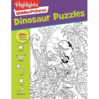 Dinosaur Puzzles: Hidden Pictures