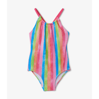 HATLEY Hatley Rainbow Stripes Swimsuit UPF50+
