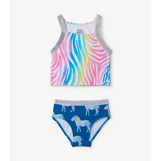 HATLEY Hatley Rainbow Zebra Tankini Set S23RZK1490