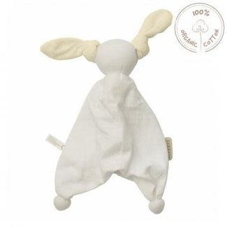 Hoppa Bonding Doll - Organic Floppy Muslin White W/ Cream Ears PPO-FL4OCE