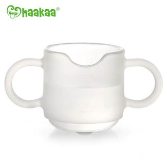 Haakaa Silicone Baby Drinking Cup Clear