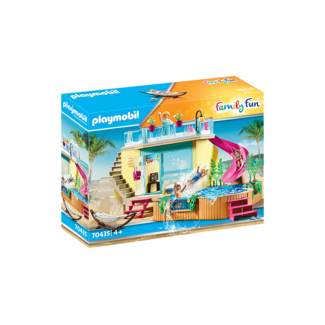 Playmobil Family Fun - Bungalow With Poo l 70435