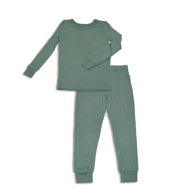 Silkberry Bamboo L/S Pajama Set West Coast WF4377 - Kaos Kids