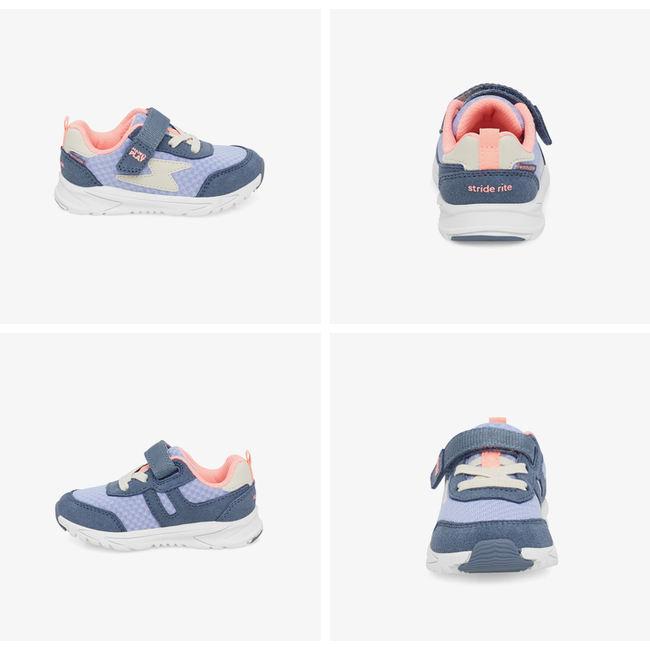 Stride Rite M2P Zips Runner Purple  BG029304