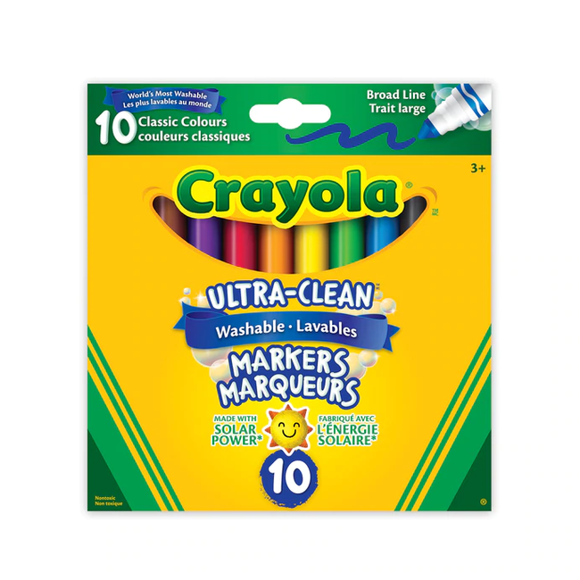 Crayola Ultra-Clean Markers 10pc 56-7910