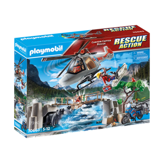 Playmobil Rescue Action 70663 Canyon Copter Rescue